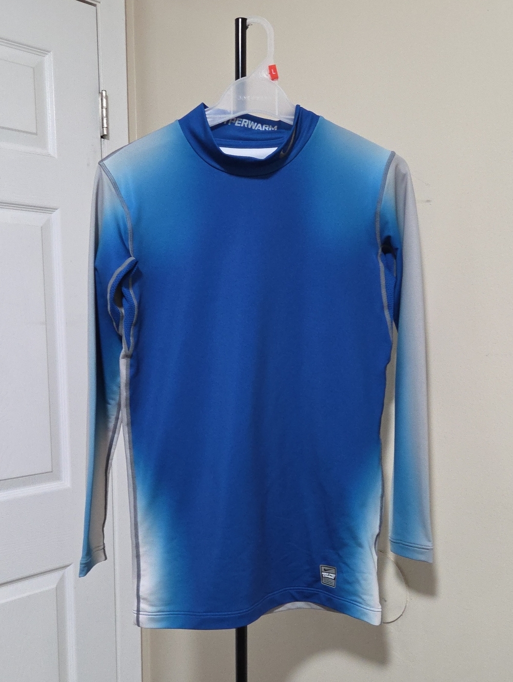 Nike Blue Ombre Long Sleeve Rash Guard
